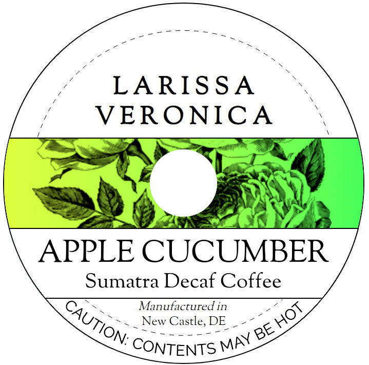 Apple Cucumber Sumatra Decaf Coffee <BR>(Single Serve K-Cup Pods)