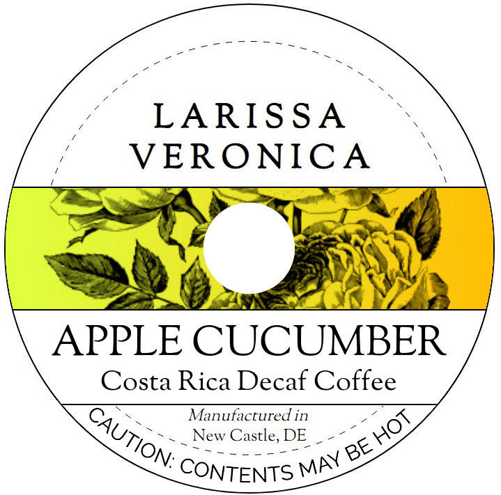 Apple Cucumber Costa Rica Decaf Coffee <BR>(Single Serve K-Cup Pods)