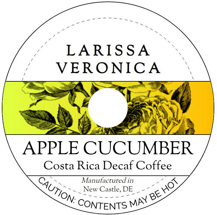 Apple Cucumber Costa Rica Decaf Coffee <BR>(Single Serve K-Cup Pods)