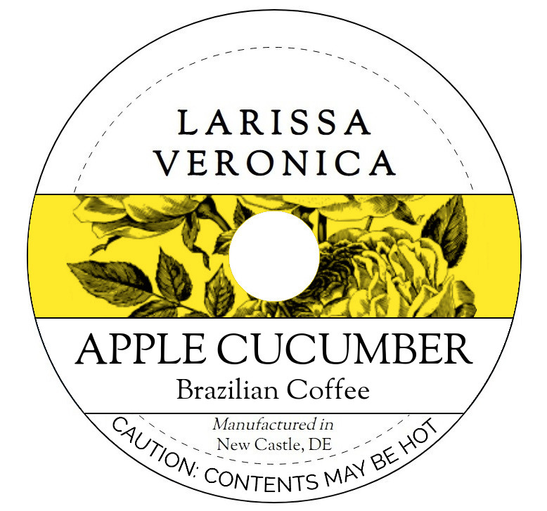 Apple Cucumber Brazilian Coffee <BR>(Single Serve K-Cup Pods)
