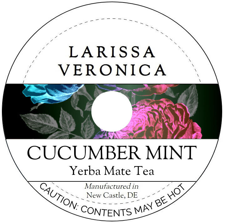 Cucumber Mint Yerba Mate Tea <BR>(Single Serve K-Cup Pods)