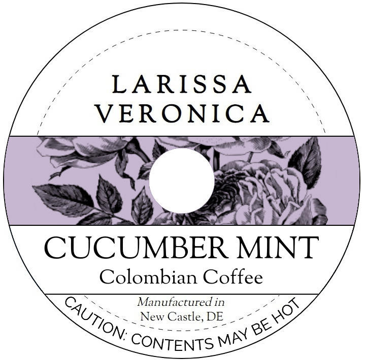 Cucumber Mint Colombian Coffee <BR>(Single Serve K-Cup Pods)