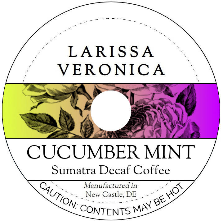 Cucumber Mint Sumatra Decaf Coffee <BR>(Single Serve K-Cup Pods)