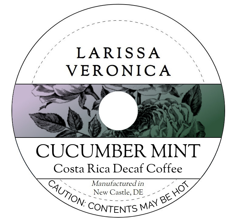 Cucumber Mint Costa Rica Decaf Coffee <BR>(Single Serve K-Cup Pods)