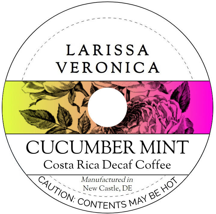 Cucumber Mint Costa Rica Decaf Coffee <BR>(Single Serve K-Cup Pods)