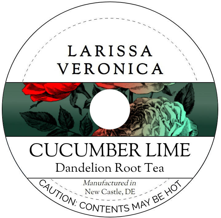 Cucumber Lime Dandelion Root Tea <BR>(Single Serve K-Cup Pods)