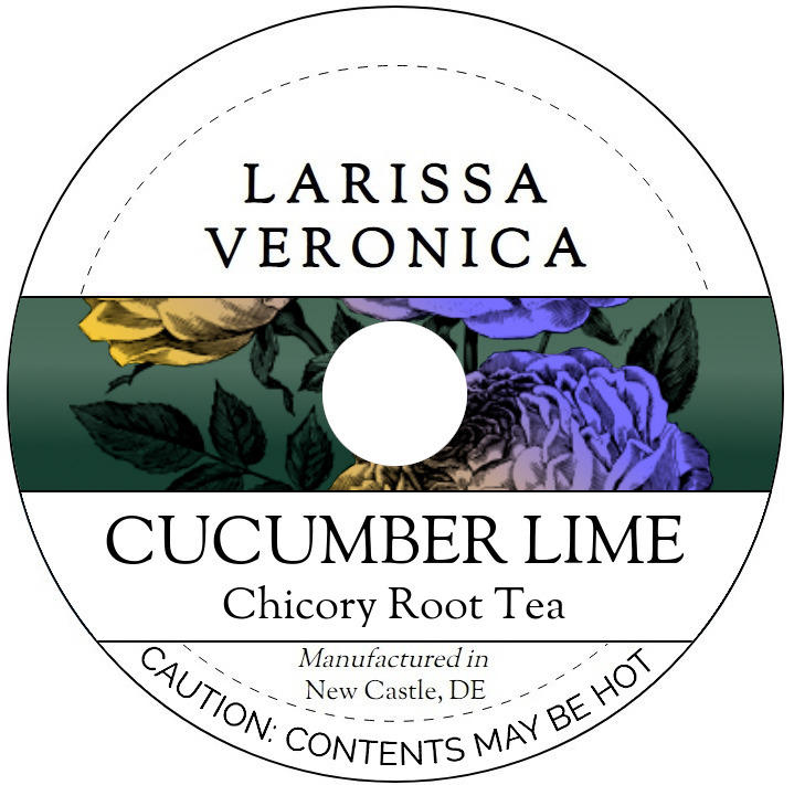 Cucumber Lime Chicory Root Tea <BR>(Single Serve K-Cup Pods)