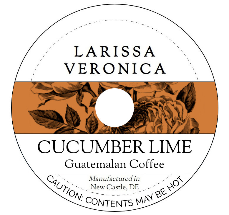 Cucumber Lime Guatemalan Coffee <BR>(Single Serve K-Cup Pods)