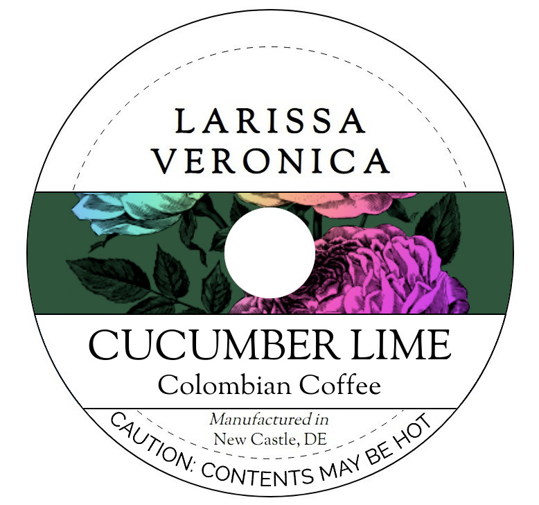 Cucumber Lime Colombian Coffee <BR>(Single Serve K-Cup Pods)
