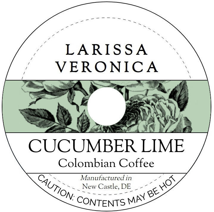 Cucumber Lime Colombian Coffee <BR>(Single Serve K-Cup Pods)