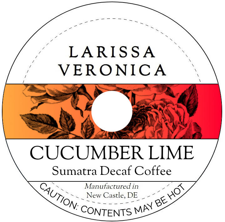 Cucumber Lime Sumatra Decaf Coffee <BR>(Single Serve K-Cup Pods)