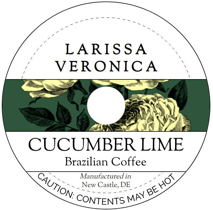 Cucumber Lime Brazilian Coffee <BR>(Single Serve K-Cup Pods)