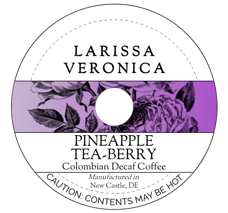 Pineapple Tea-Berry Colombian Decaf Coffee <BR>(Single Serve K-Cup Pods)