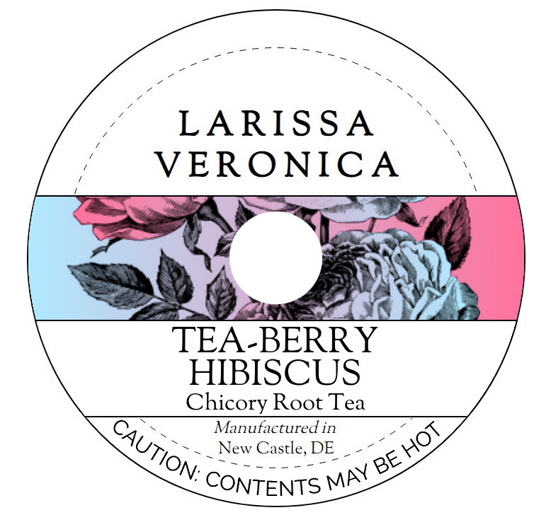 Tea-Berry Hibiscus Chicory Root Tea <BR>(Single Serve K-Cup Pods)