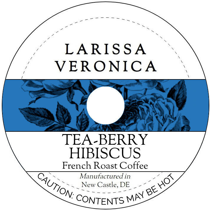 Tea-Berry Hibiscus French Roast Coffee <BR>(Single Serve K-Cup Pods)