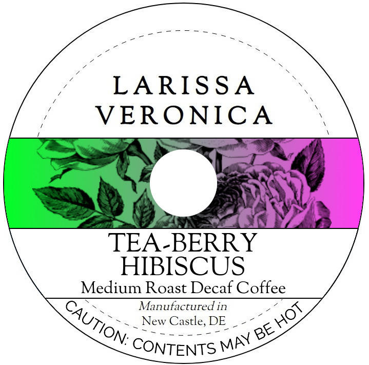 Tea-Berry Hibiscus Medium Roast Decaf Coffee <BR>(Single Serve K-Cup Pods)