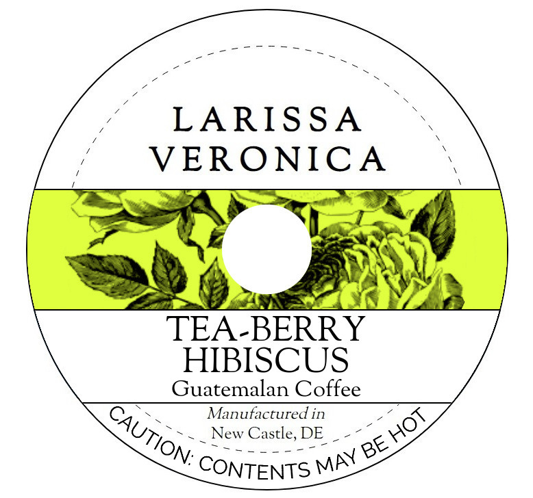 Tea-Berry Hibiscus Guatemalan Coffee <BR>(Single Serve K-Cup Pods)