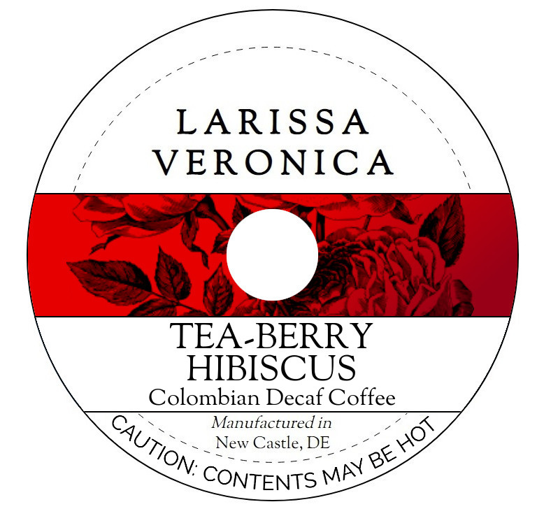 Tea-Berry Hibiscus Colombian Decaf Coffee <BR>(Single Serve K-Cup Pods)