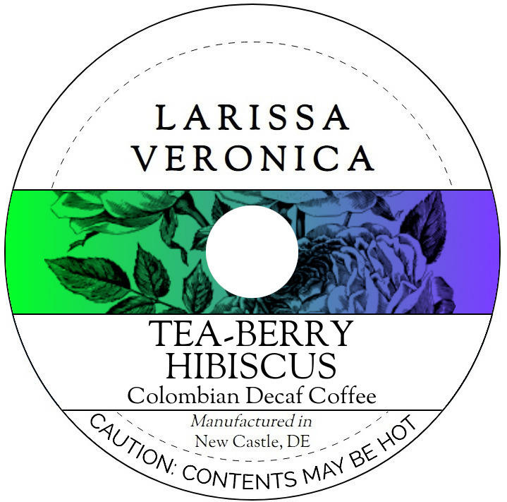 Tea-Berry Hibiscus Colombian Decaf Coffee <BR>(Single Serve K-Cup Pods)