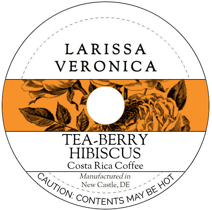 Tea-Berry Hibiscus Costa Rica Coffee <BR>(Single Serve K-Cup Pods)