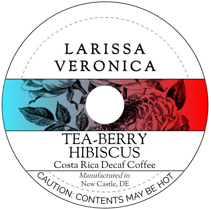 Tea-Berry Hibiscus Costa Rica Decaf Coffee <BR>(Single Serve K-Cup Pods)