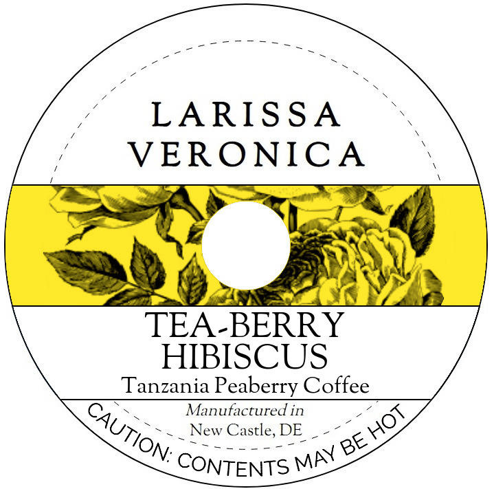 Tea-Berry Hibiscus Tanzania Peaberry Coffee <BR>(Single Serve K-Cup Pods)