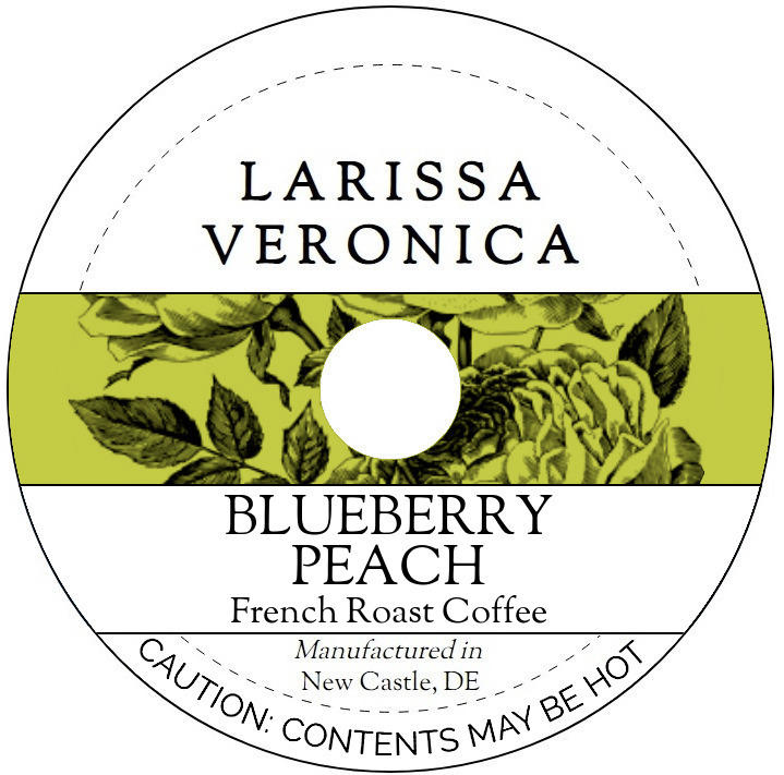 Blueberry Peach French Roast Coffee <BR>(Single Serve K-Cup Pods)