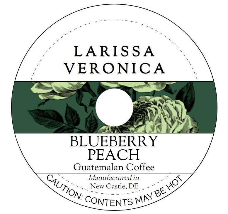 Blueberry Peach Guatemalan Coffee <BR>(Single Serve K-Cup Pods)