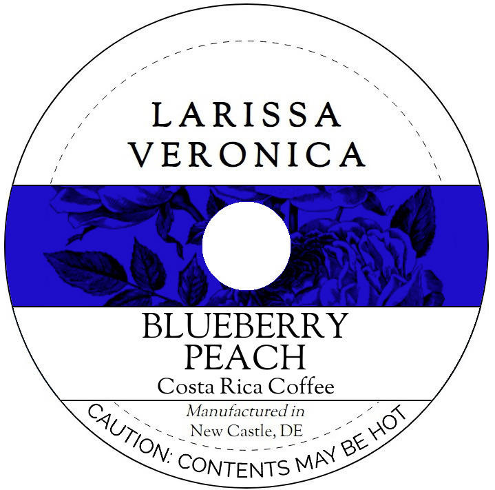 Blueberry Peach Costa Rica Coffee <BR>(Single Serve K-Cup Pods)