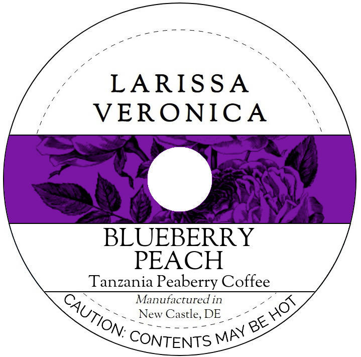 Blueberry Peach Tanzania Peaberry Coffee <BR>(Single Serve K-Cup Pods)