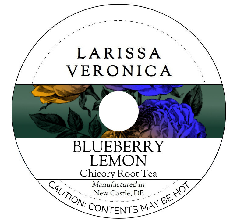 Blueberry Lemon Chicory Root Tea <BR>(Single Serve K-Cup Pods)