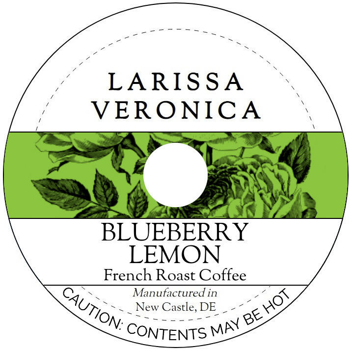 Blueberry Lemon French Roast Coffee <BR>(Single Serve K-Cup Pods)