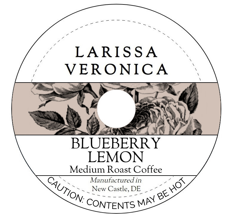 Blueberry Lemon Medium Roast Coffee <BR>(Single Serve K-Cup Pods)