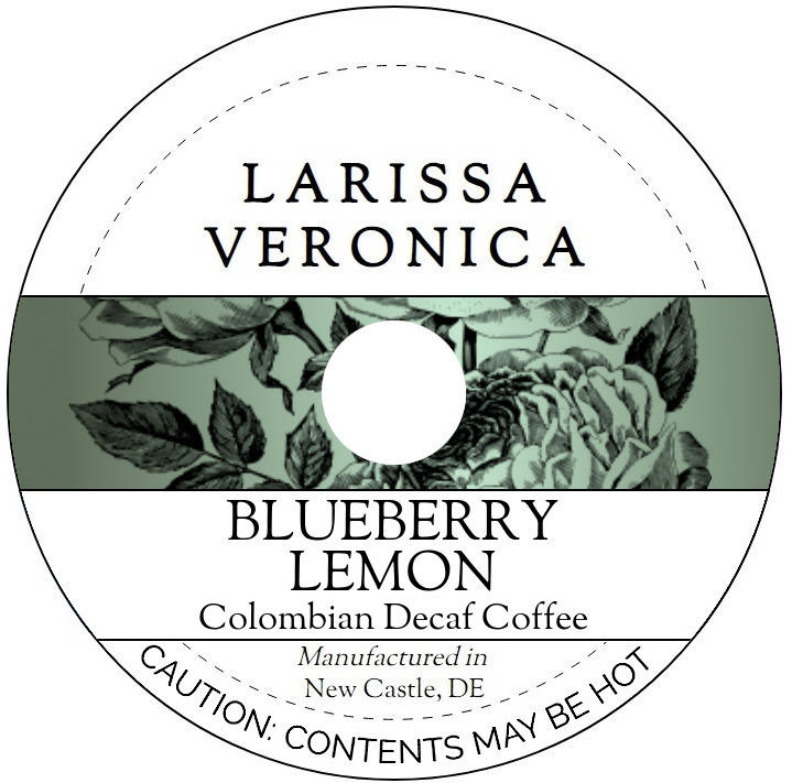 Blueberry Lemon Colombian Decaf Coffee <BR>(Single Serve K-Cup Pods)