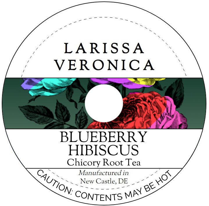 Blueberry Hibiscus Chicory Root Tea <BR>(Single Serve K-Cup Pods)