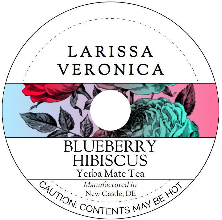 Blueberry Hibiscus Yerba Mate Tea <BR>(Single Serve K-Cup Pods)