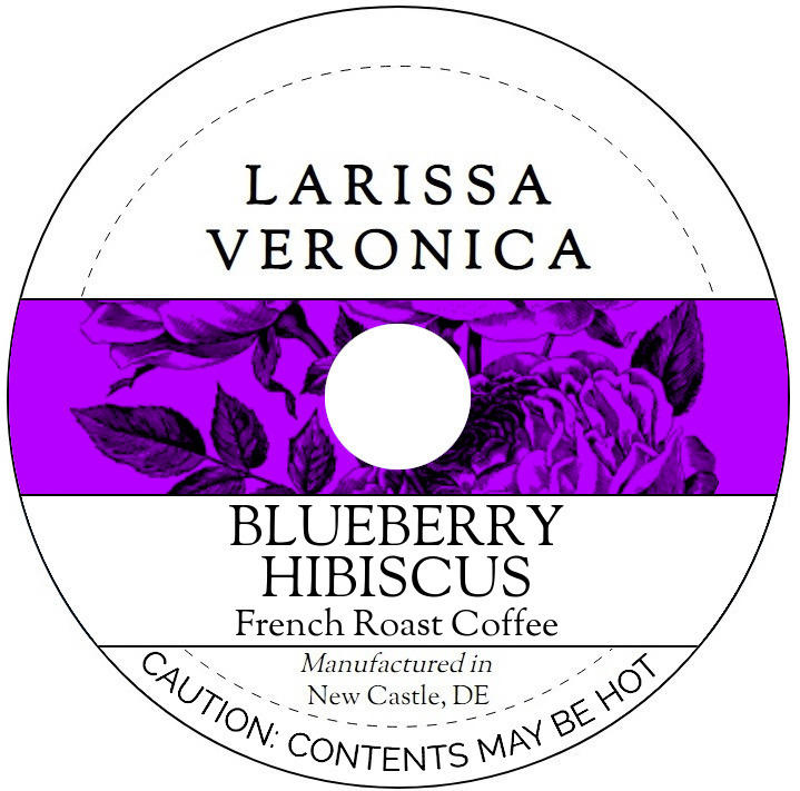Blueberry Hibiscus French Roast Coffee <BR>(Single Serve K-Cup Pods)