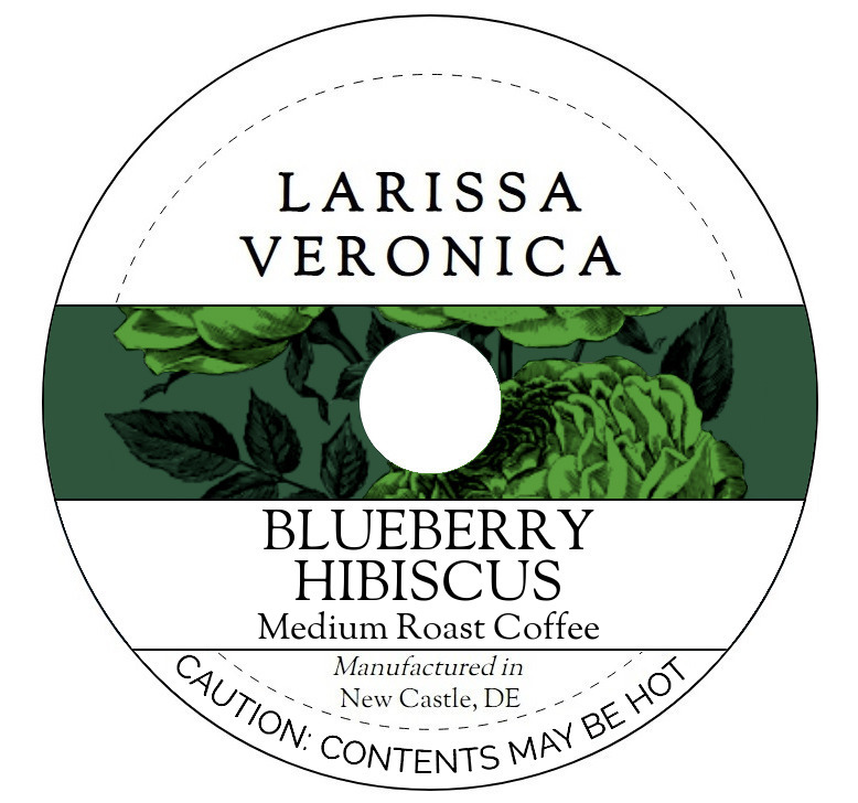 Blueberry Hibiscus Medium Roast Coffee <BR>(Single Serve K-Cup Pods)