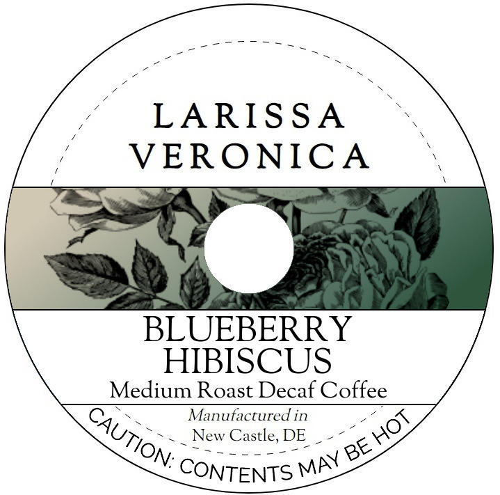 Blueberry Hibiscus Medium Roast Decaf Coffee <BR>(Single Serve K-Cup Pods)