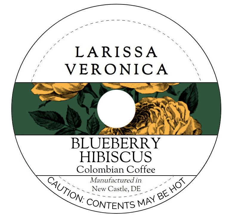 Blueberry Hibiscus Colombian Coffee <BR>(Single Serve K-Cup Pods)