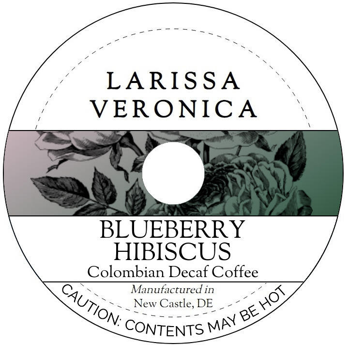 Blueberry Hibiscus Colombian Decaf Coffee <BR>(Single Serve K-Cup Pods)