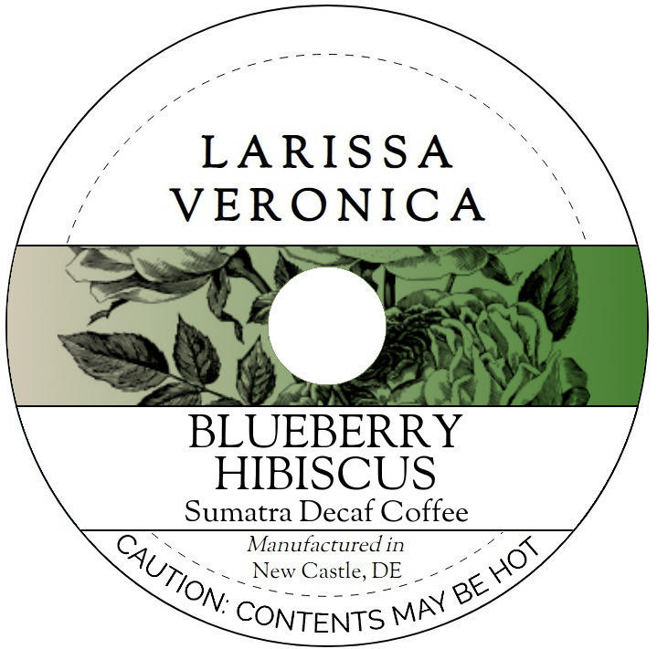 Blueberry Hibiscus Sumatra Decaf Coffee <BR>(Single Serve K-Cup Pods)