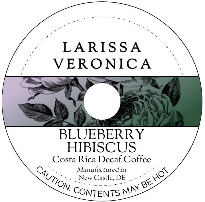 Blueberry Hibiscus Costa Rica Decaf Coffee <BR>(Single Serve K-Cup Pods)