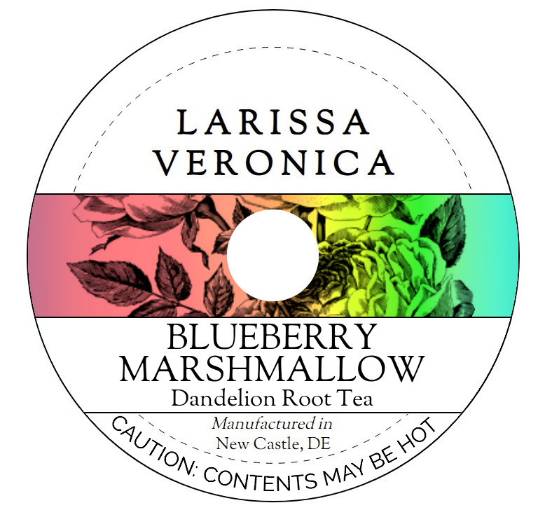 Blueberry Marshmallow Dandelion Root Tea <BR>(Single Serve K-Cup Pods)