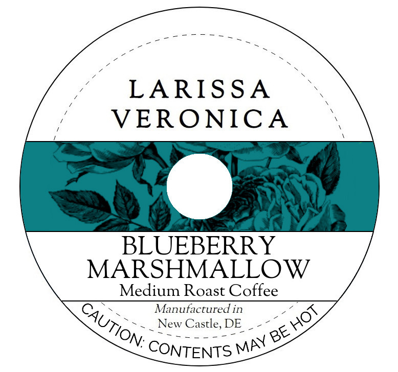 Blueberry Marshmallow Medium Roast Coffee <BR>(Single Serve K-Cup Pods)