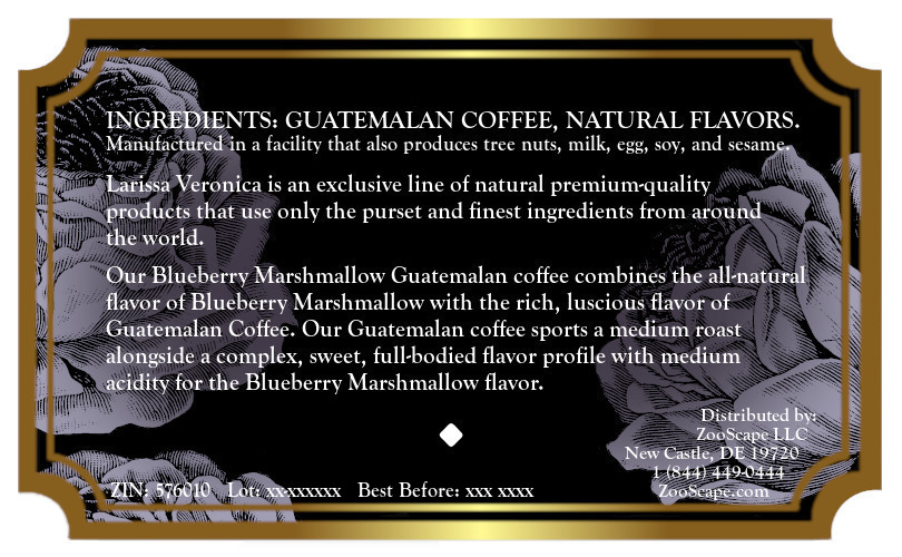 Blueberry Marshmallow Guatemalan Coffee <BR>(Single Serve K-Cup Pods)