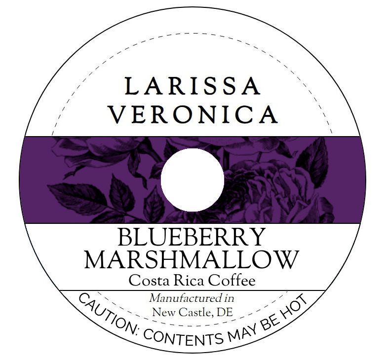 Blueberry Marshmallow Costa Rica Coffee <BR>(Single Serve K-Cup Pods)