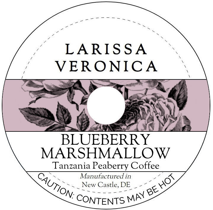 Blueberry Marshmallow Tanzania Peaberry Coffee <BR>(Single Serve K-Cup Pods)