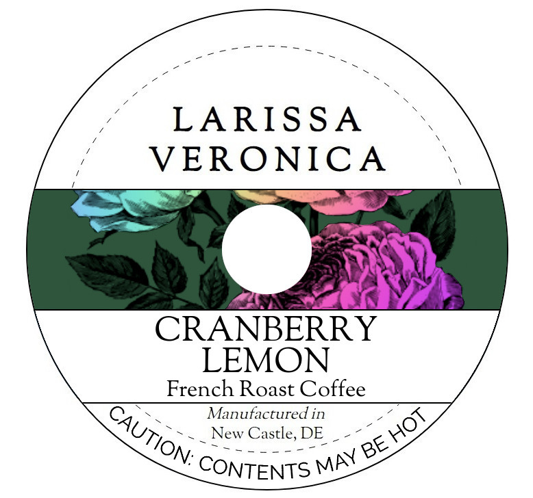 Cranberry Lemon French Roast Coffee <BR>(Single Serve K-Cup Pods)