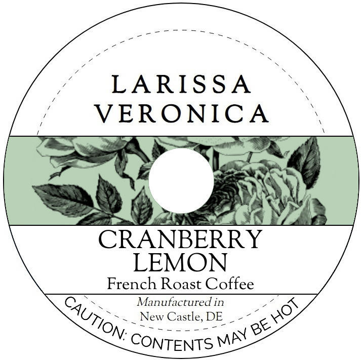 Cranberry Lemon French Roast Coffee <BR>(Single Serve K-Cup Pods)